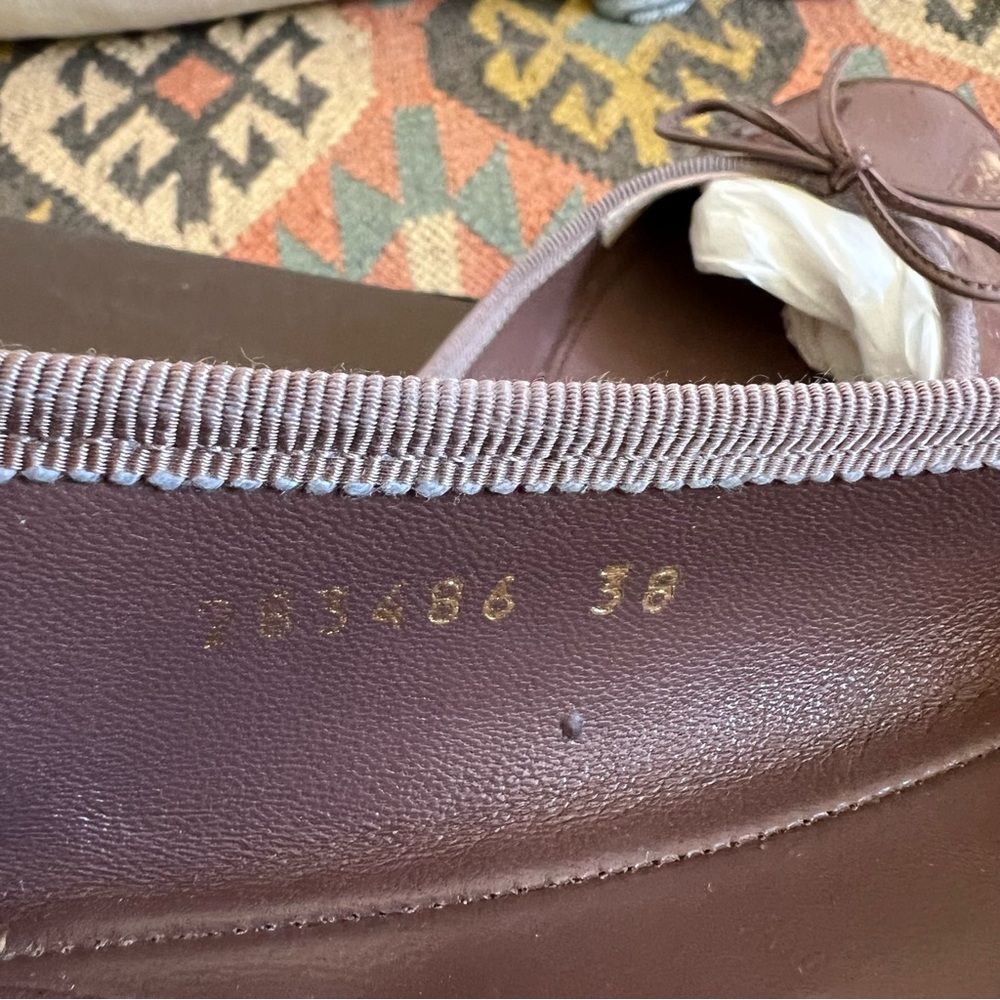 GUCCI Vernice Micro Guccissima Bow Accent Pump Flats 38 US8 In Box - Picture 13 of 17